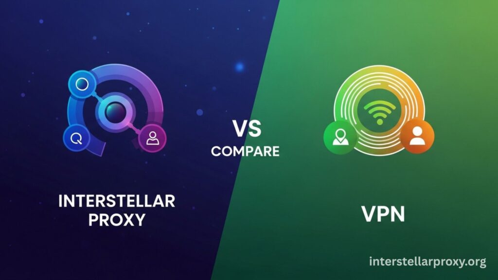 What is the difference between Interstellar Proxy and a VPN